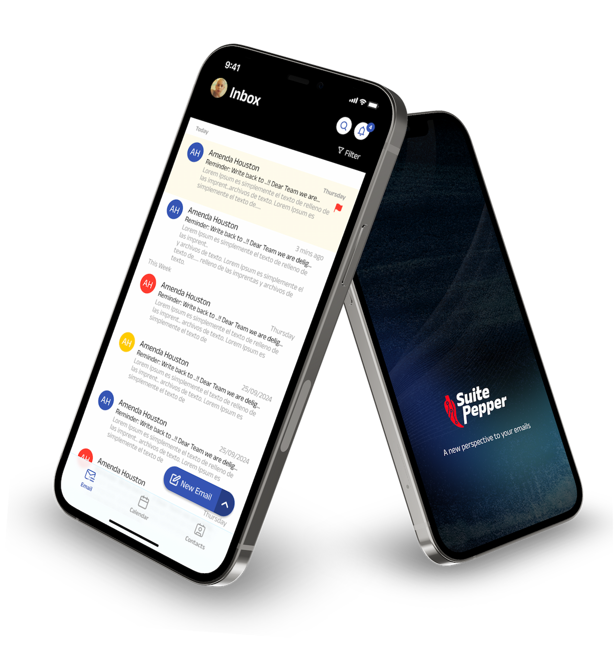 Pepper Mobile App - Inbox and Branding